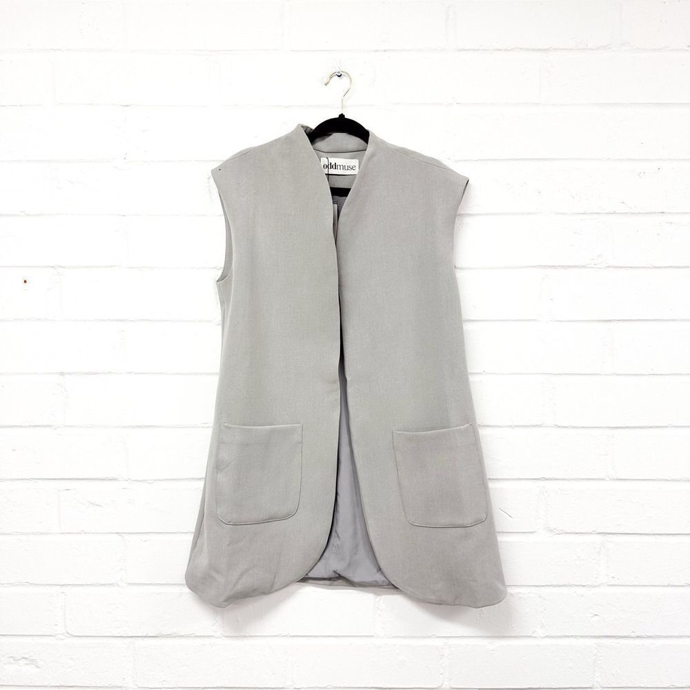 Gray Sleeveless Women's Top